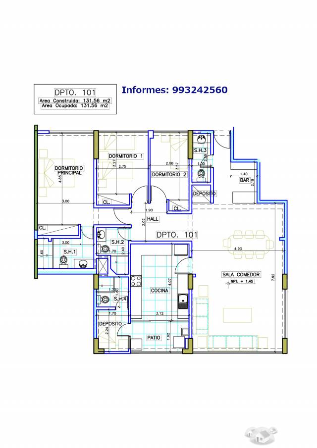 Flat Estreno Chacarilla San Borja