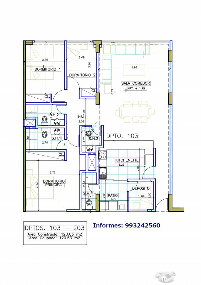 Flat Estreno San Borja limite Surco