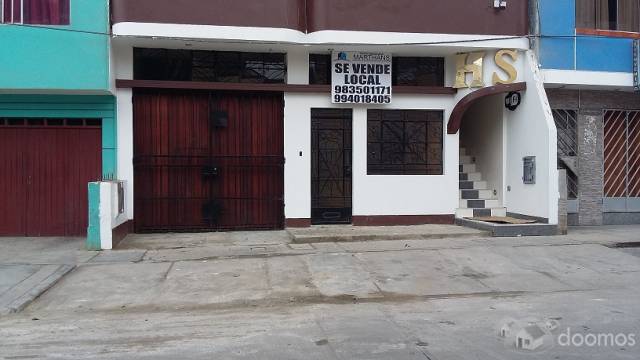 SE VENDE LOCAL COMERCIAL 1ER PISO DE 150M2 PARALELA A LA CUADRA 4 DE AV. GRAN CHIMU -ZARATE