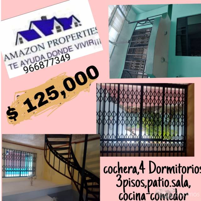 Venta de casa ,cochera  y céntrica $ 125,000