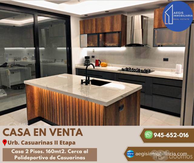 Casa Moderna Urb Casuarinas Nuevo Chimbote