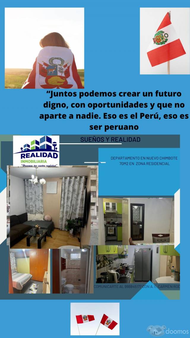 ¡¡¡ BAJO DE PRECIO ¡¡ VENTA DE MODERNO DEPARTAMENTO EN RESIDENCIAL - AV. ANCHOVETA NVO. CHIMBOTE