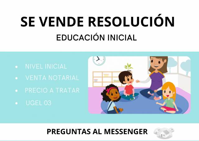 venta de Resolución de NIDO