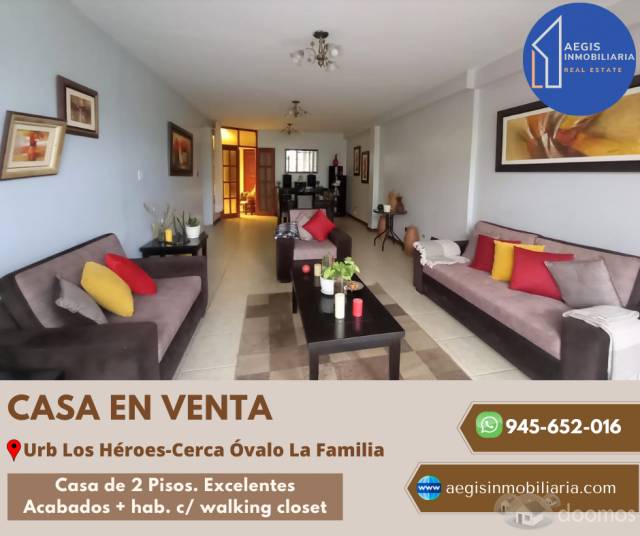 VENDO BONITA CASA POR EL OVALO LA FAMILIA NUEVO CHIMBOTE