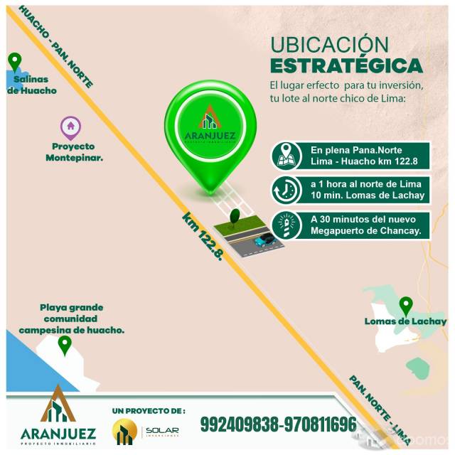 TERRENO BARATO, HUACHO