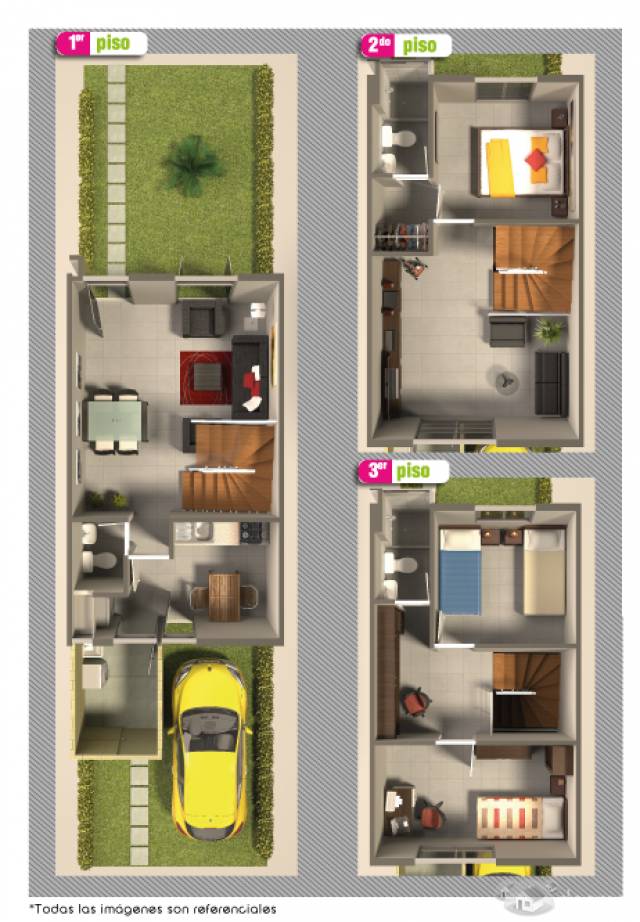 CASA DE 3 PISOS EN CONDOMINIO VERANDA (SALA, COMEDOR, COCINA, Lavanderia, 3 CUARTOS Y 3 BAÑOS)  FRENTE A AQUALANDIA Y A 10MIN. DE CATACAOS