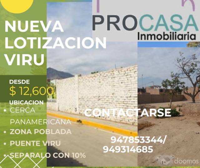 ¡¡OCASION VENDO LOTE EN VIRU, SECTOR  VILLA CALIFORNIA¡¡