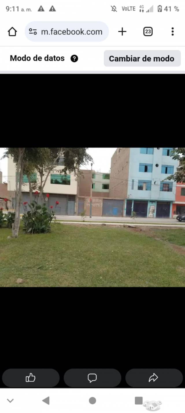 Se vende terreno callao