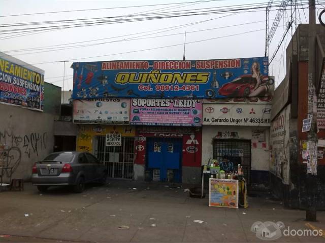 TERRENO EN AV. GERARDO UNGER, ZONA COMERCIAL 50 TUPAC AMARU, FRENTE A ESTACION