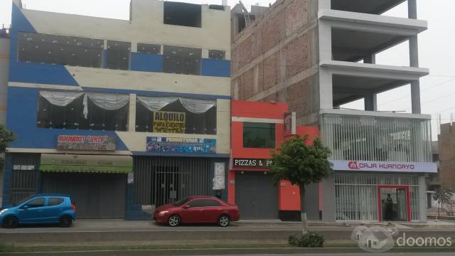 LOCAL COMERCIAL DE 3 PISOS EN AVENIDA PRINCIPAL CARAPONGO - LURIGANCHO, IDEAL FINANCIERAS, BANCOS, EMPRESAS Y OTROS