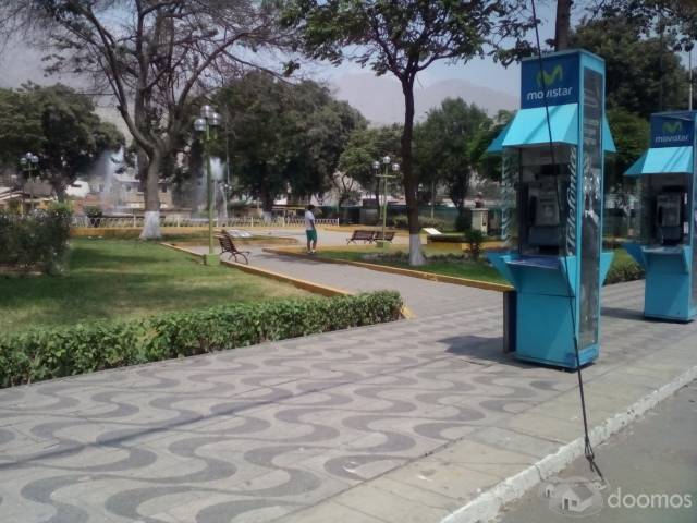 Propiedad a precio de terreno en plaza de armas chaclacayo, la mejor ubicacion