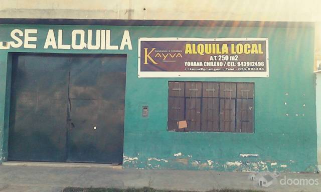 ALQUILO LOCAL COMERCIAL AV. PANAMERICANA FRENTE A CAJA PIURA / LAMBAYEQUE