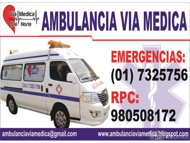 AMBULANCIAS TRASLADOS LIMA Y PROVINCIAS