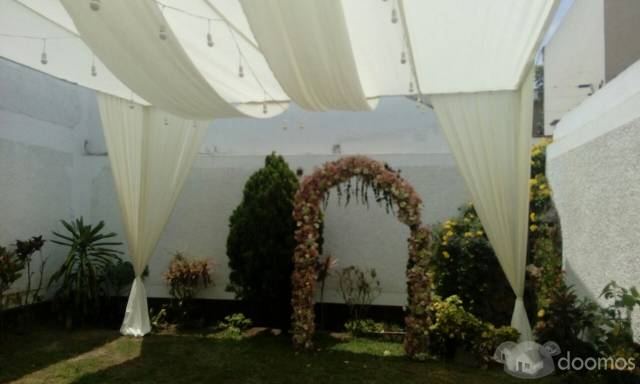 Alquiler de casa en san borja para eventos sociales , baby showers, bodas , almuerzos.