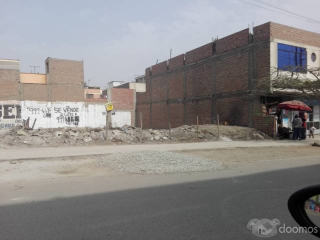 Terreno Comercial Frente al Colegio Peruano Americano - San Antonio de Carapongo