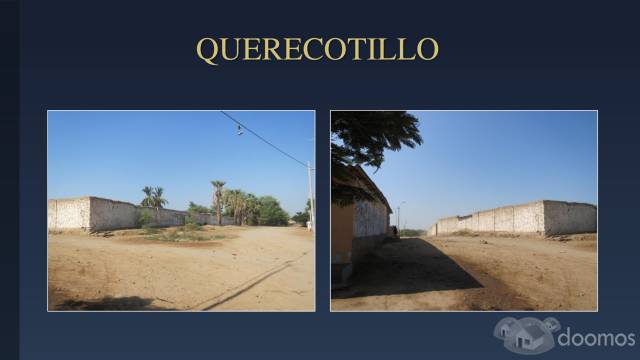 VENDO TERRENO EN QUERECOTILLO-PIURA     5,139.69  M2