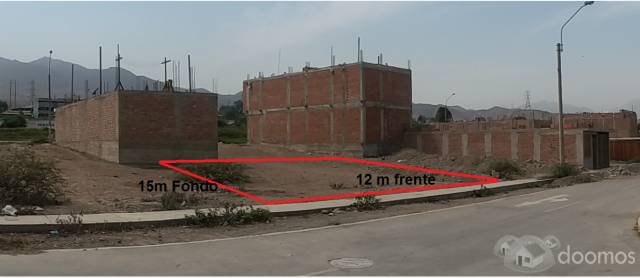 VENDO TERRENO 180 m2 todo saneado