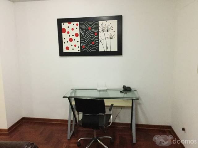 HERMOSO DEPARTAMENTO FULL AMOBLADO A UNA CUADRA DEL PARQUE KENNEDY