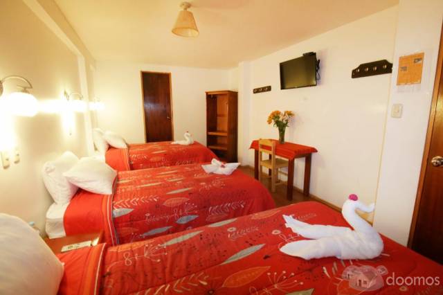 vendo hotel en aguas calientes, machupicchu, cusco