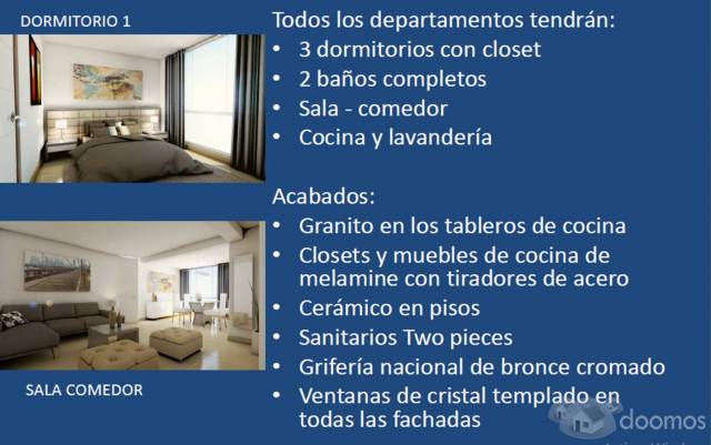 VENTA DE DEPARTAMENTOS