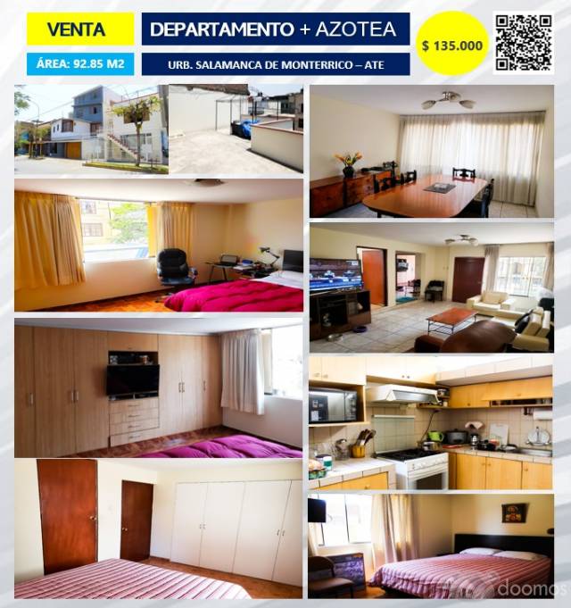 VENTA DE DEPARTAMENTO O CASA CON AZOTEA AMPLIA